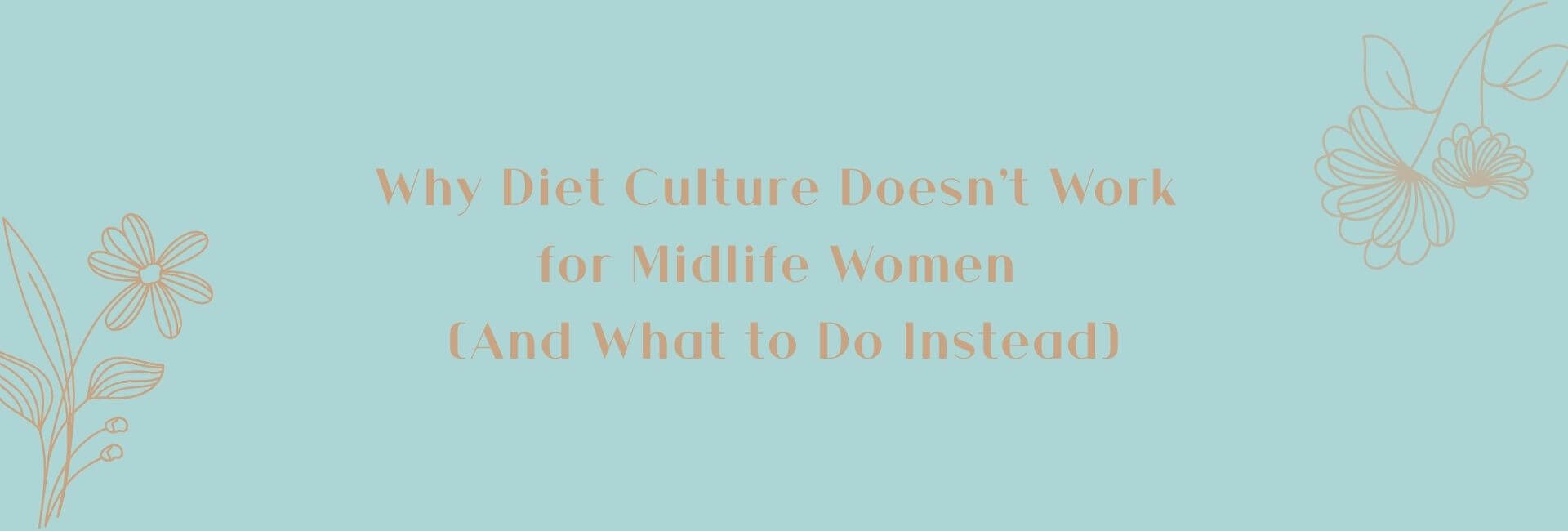 Nov blog:why diets don't work at midlife